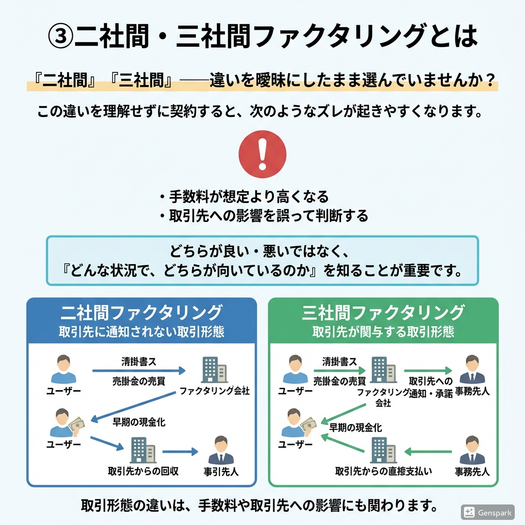 ファクタリングの仕組み