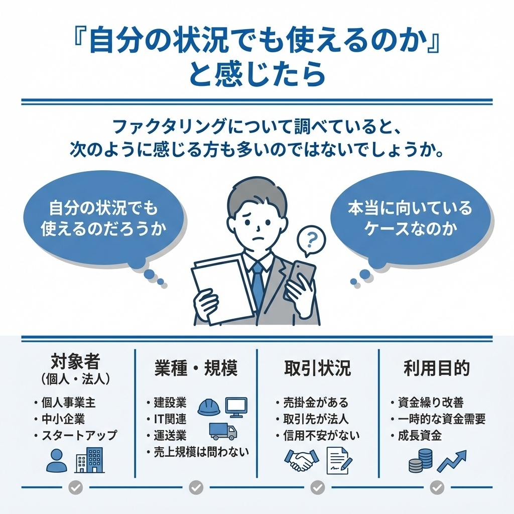 向いているケース