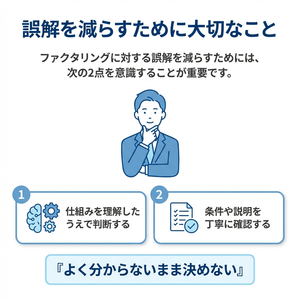 なぜファクタリングは誤解されやすいのか