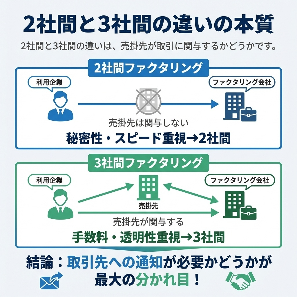 2社間ファクタリング